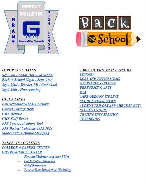 Back to School